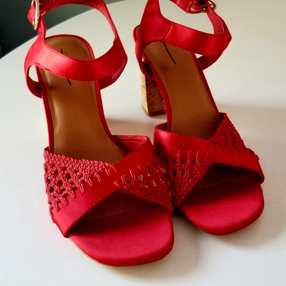 Anthropologie Farylrobin Cork Heels - Picture 4 of 6